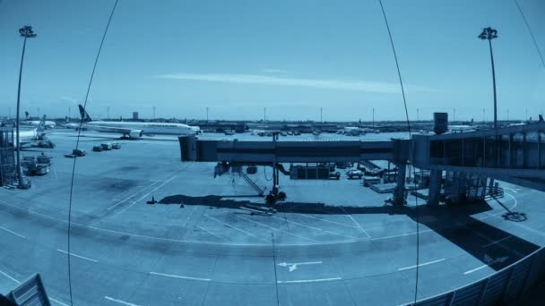 Estambul. Aeropuerto de Ataturk. Cronograma — Vídeos de Stock