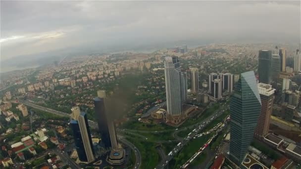 Trafic et pluie. Temps écoulé — Video