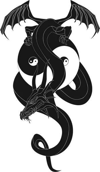 Dragon kabile - yin ve yang - dünya