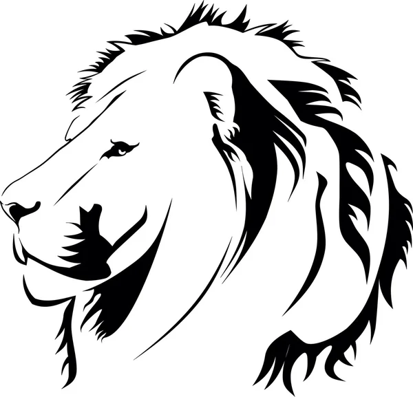 Lionhead Tribiales — Vector de stock