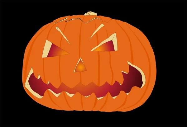 Halloween-Kürbis — Stockfoto