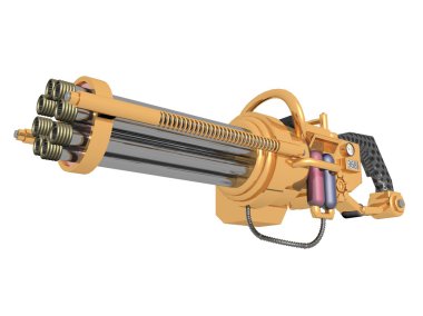 Steampunk Rotation Gun clipart