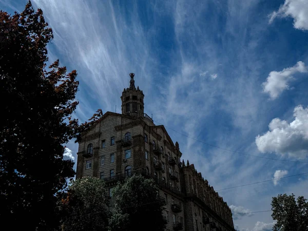 Gündüzleri Kiev Deki Khreshhatyk Güzel Manzarası — Stok fotoğraf