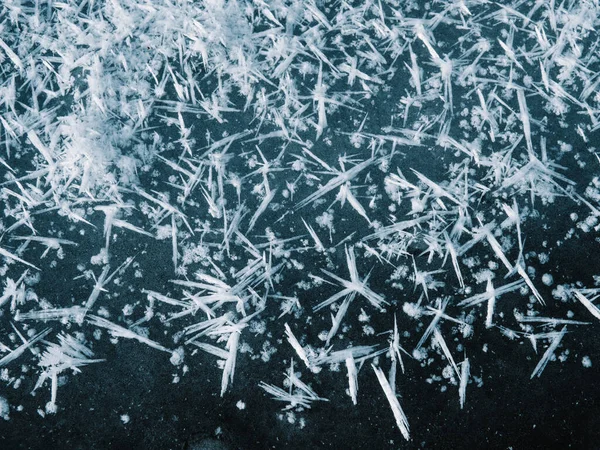 Frosty Patterns Ice Transcarpathia Stok Resim