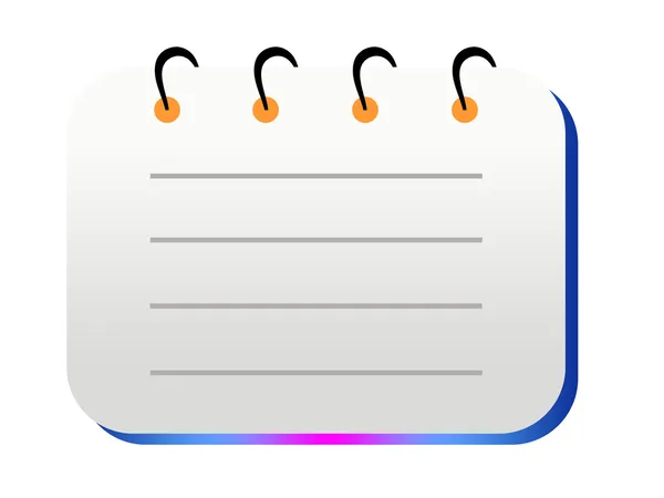 resimde bir not defteri