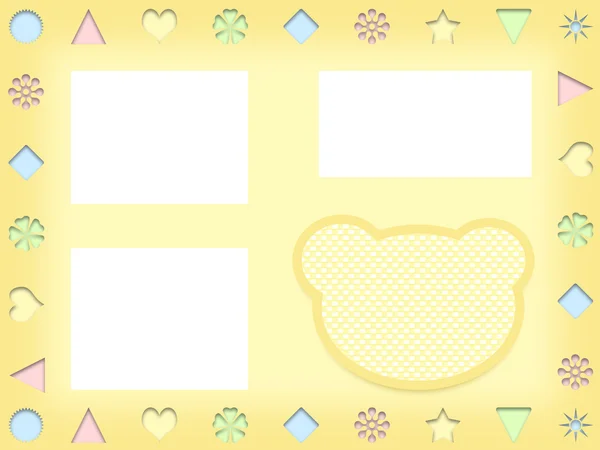 Çocuk çizgi film çerçeve çizimi