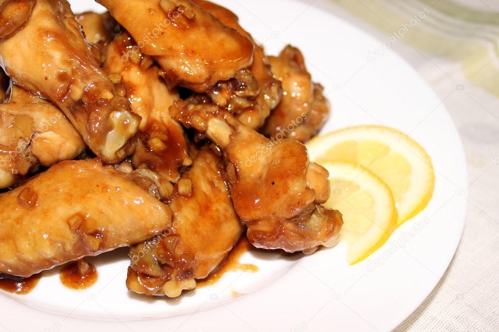 Chicken wings in honey