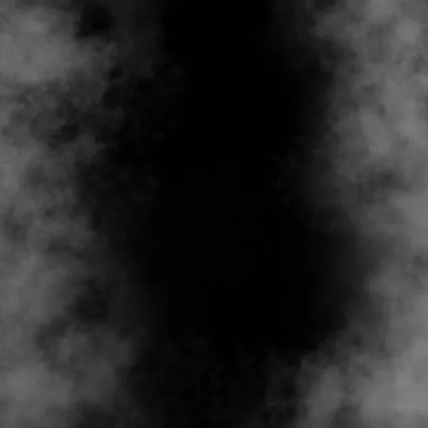 Biały Dym Lub Mgła Czarnym Tle — Zdjęcie stockowe