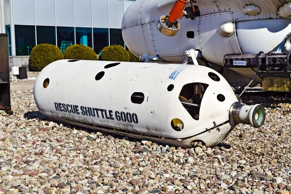 Rescue submersible vehicle "Shuttle 6000". The Museum of the World ocean. Kaliningrad (until 1946 Koenigsberg), Russia — Stock Photo, Image