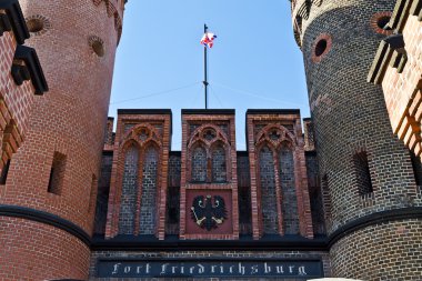 friedrichsburg gate - eski Alman kaleyi koenigsberg şehir. (kadar 1946 Königsberg) Kaliningrad, Rusya Federasyonu