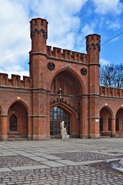 rossgarten gate - güçlendirilmiş koenigsberg güçlendirilmesi. (kadar 1946 Königsberg) Kaliningrad, Rusya Federasyonu