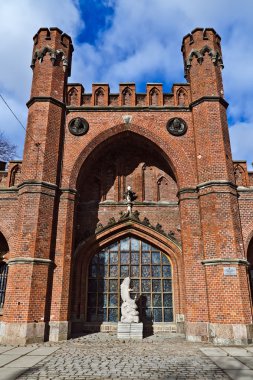 rossgarten gate - güçlendirilmiş koenigsberg güçlendirilmesi. (kadar 1946 Königsberg) Kaliningrad, Rusya Federasyonu