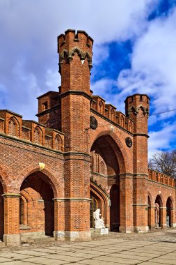 rossgarten gate - güçlendirilmiş koenigsberg güçlendirilmesi. (kadar 1946 koenigsberg) Kaliningrad, Rusya Federasyonu