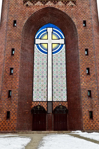 La Kreuzkirche Chiesa ortodossa di Kaliningrad (fino al 1946 Koenigsberg). Russia — Foto Stock