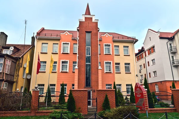 Hotel "Sambia". zelenogradsk (bis 1946 - cranz), Gebiet Kaliningrad, Russland — Stockfoto