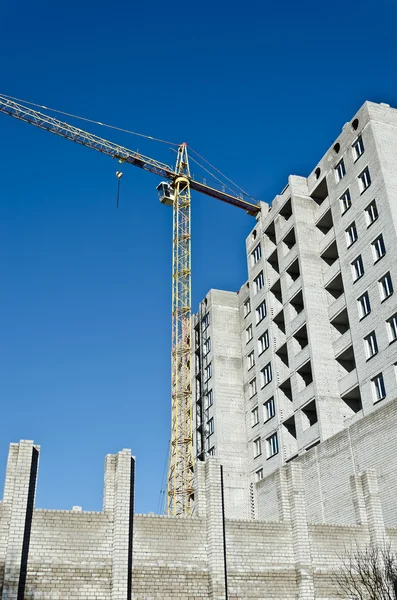 Guindaste de construção — Fotografia de Stock