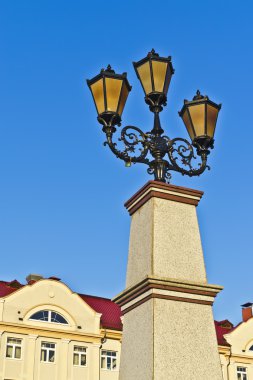 balıkçı köyü - ışıklar ve... çatı kaliningrad, Rusya Federasyonu