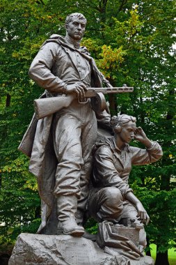 savaşçı scout anıt. zafer Parkı, kaliningrad, Rusya Federasyonu