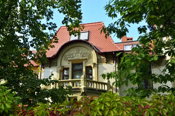 Königsberg und Kaliningrad. altes deutsches Herrenhaus an der Kutusow-Straße — Stockfoto