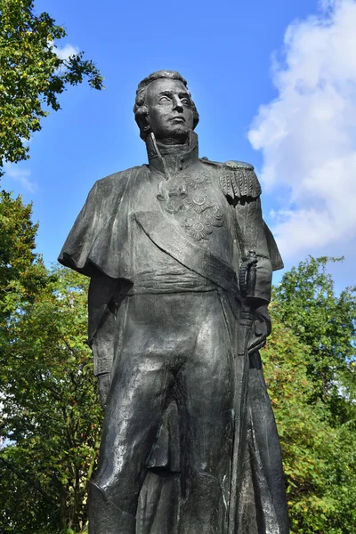 Denkmal für Michail Kutusow. Kaliningrad, Russland — Stockfoto