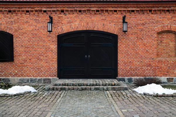 Antigo armazém alemão. Kaliningrado (anteriormente Koenigsberg), Rússia — Fotografia de Stock