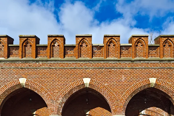 Porta Rossgarten - forte di Koenigsberg. Kaliningrad (fino al 1946 Koenigsberg), Russia — Foto Stock