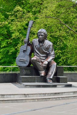 anıt vladimir vysotsky. Kaliningrad, Rusya Federasyonu