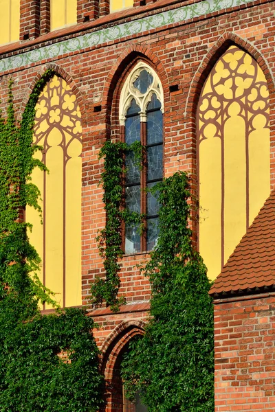 Koenigsberg Cathedral, fragment of facade — Stock Photo, Image