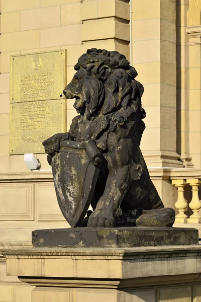 León de piedra de Koenigsberg — Foto de Stock