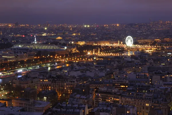 Noc Paryż — Zdjęcie stockowe