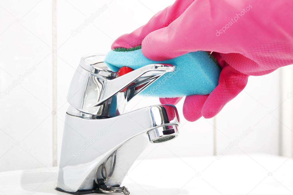 Cleaning Bathroom Tap