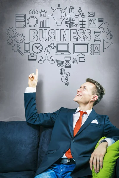 Business plan concept — Stock Photo, Image