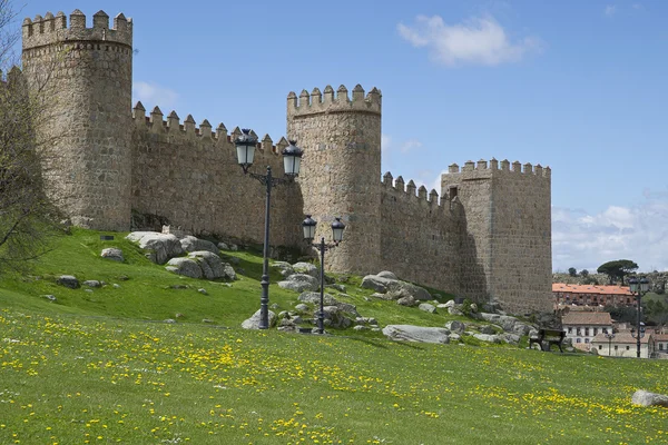 Muro de Lienzo Norte de Ávila . —  Fotos de Stock