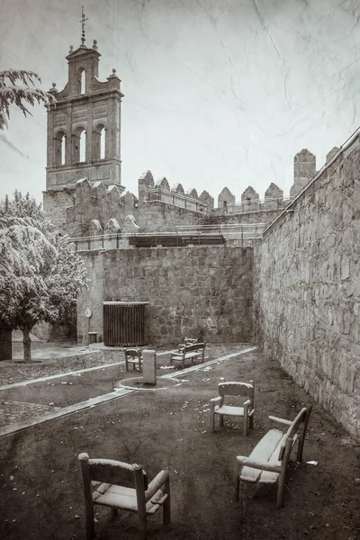 Walls of Avila (Spain) Vintage — Stock Photo, Image