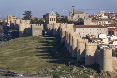 duvar avila, İspanya.