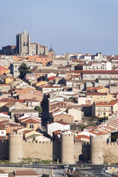 Mauer von avila, Spanien. — Stockfoto