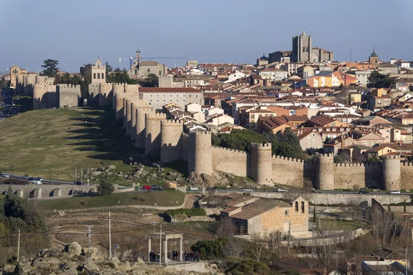 Wall of Avila, Spain. — Stock Photo, Image