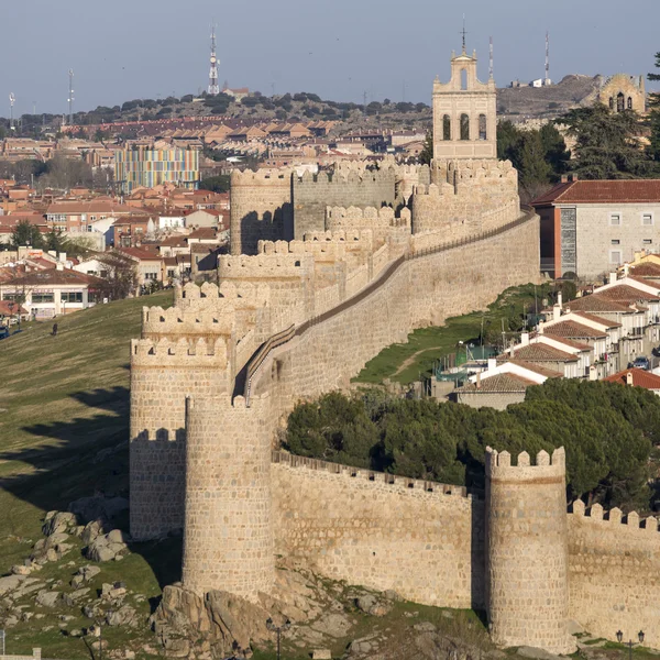 Mauer von avila, Spanien. — Stockfoto