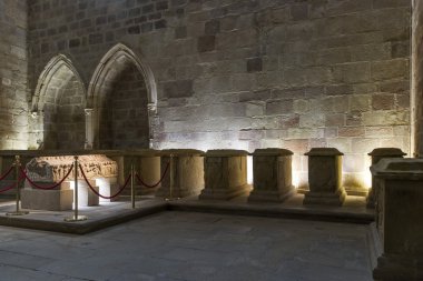 Panteon yaşayanözel. santa maria la gerçek de Nájera Manastırı
