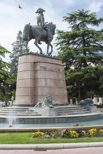 Memorial algemene espartero. LogroÃ±o, Spanje. — Stockfoto