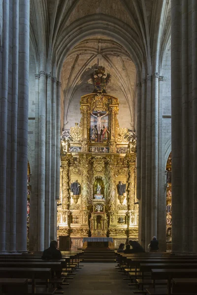 Santa maria la real de najera, la rio kolostor temploma — Stock Fotó