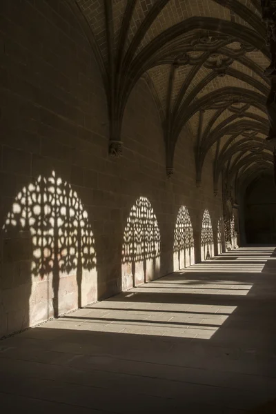 Cloître du Monastère de Santa Maria la Real de Najera, La R — Photo