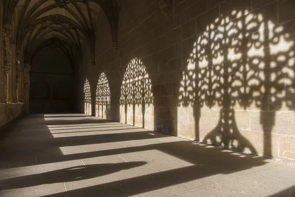 Chiostro del Monastero di Santa Maria la Real de Najera, La R — Foto Stock