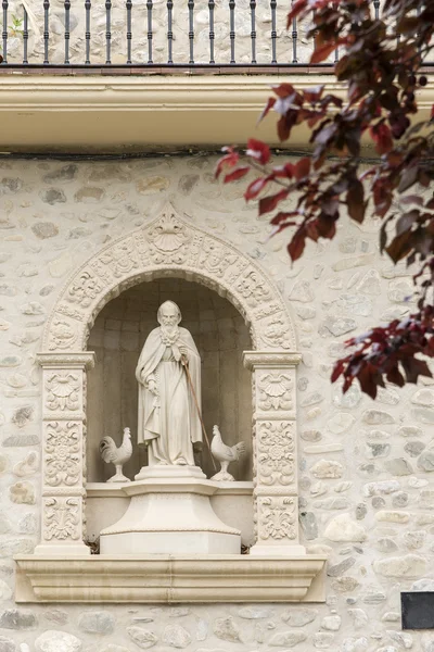 Standbeeld van santo domingo de la calzada. Santo domingo de la calza — Stockfoto