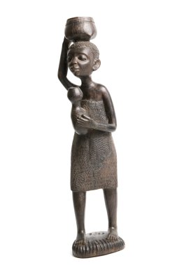 abanoz Afrika heykelleri