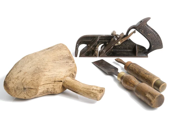 Деревообрабатывающие инструменты — стоковое фото