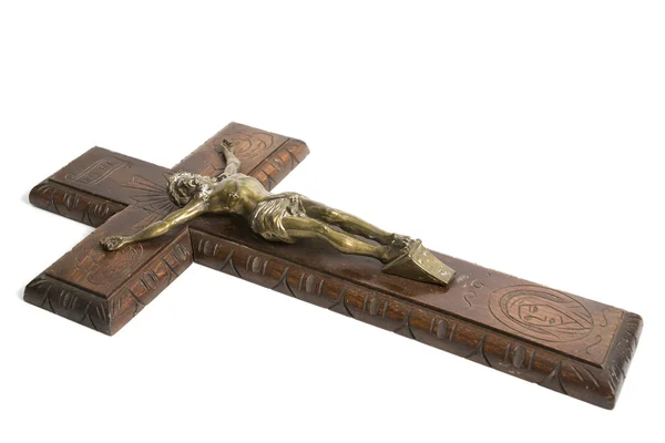 Velho crucifixo — Fotografia de Stock