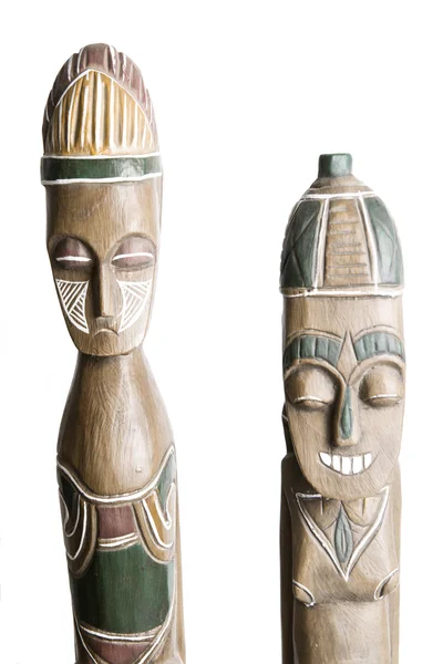 Afrikaanse houten standbeeld — Stockfoto