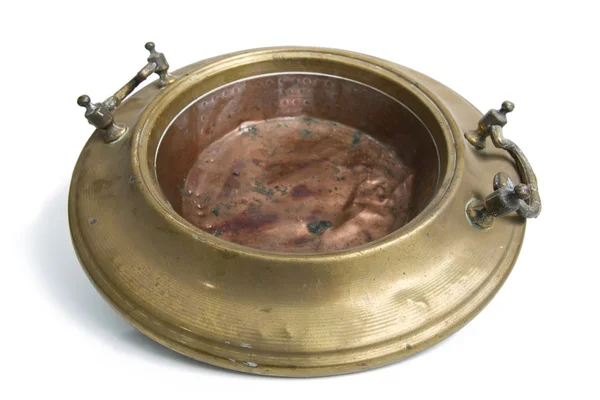 Antique Copper Brazier Stock Picture