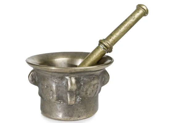 Old Metallic Mortar — Stock Photo, Image